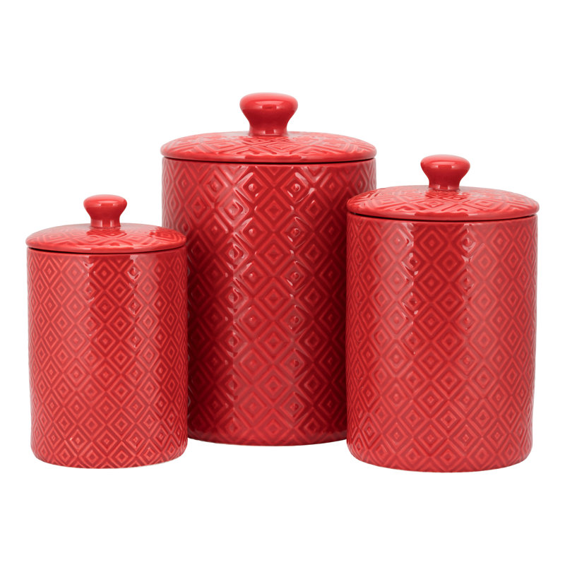 Wrought Studio 3 Piece Kitchen Canister Set & Reviews Wayfair